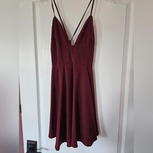 Red holiday dress